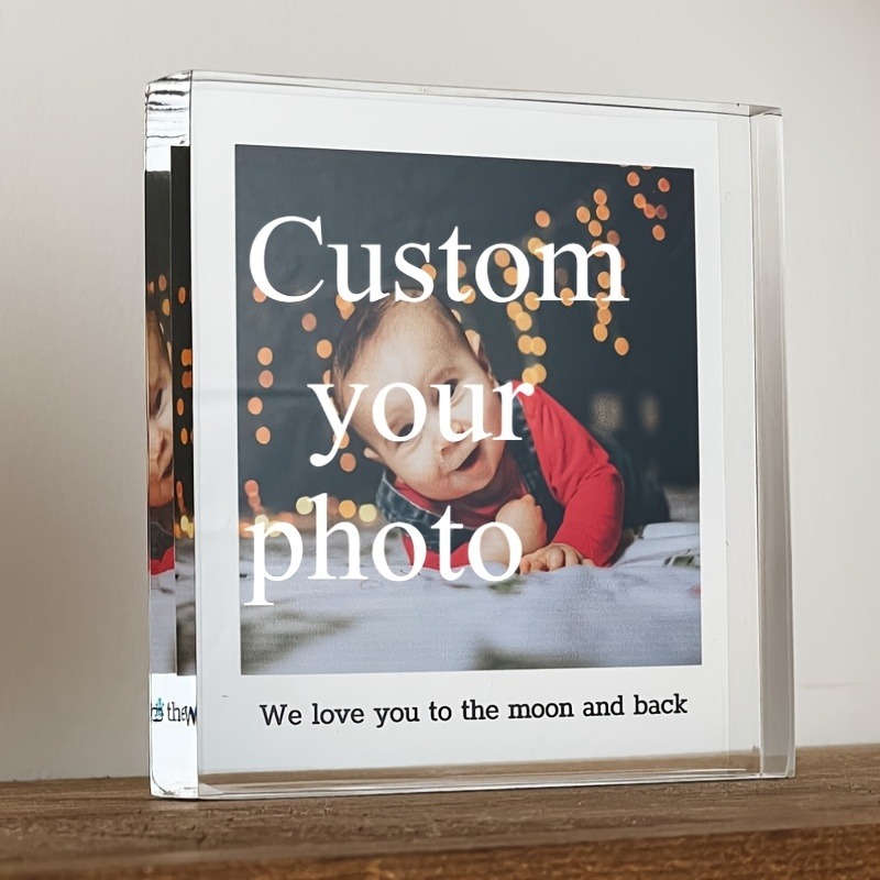 Custom Personal 2D Flat Acryli - Photo Acrylic Block บทวิจารณ์และราคา