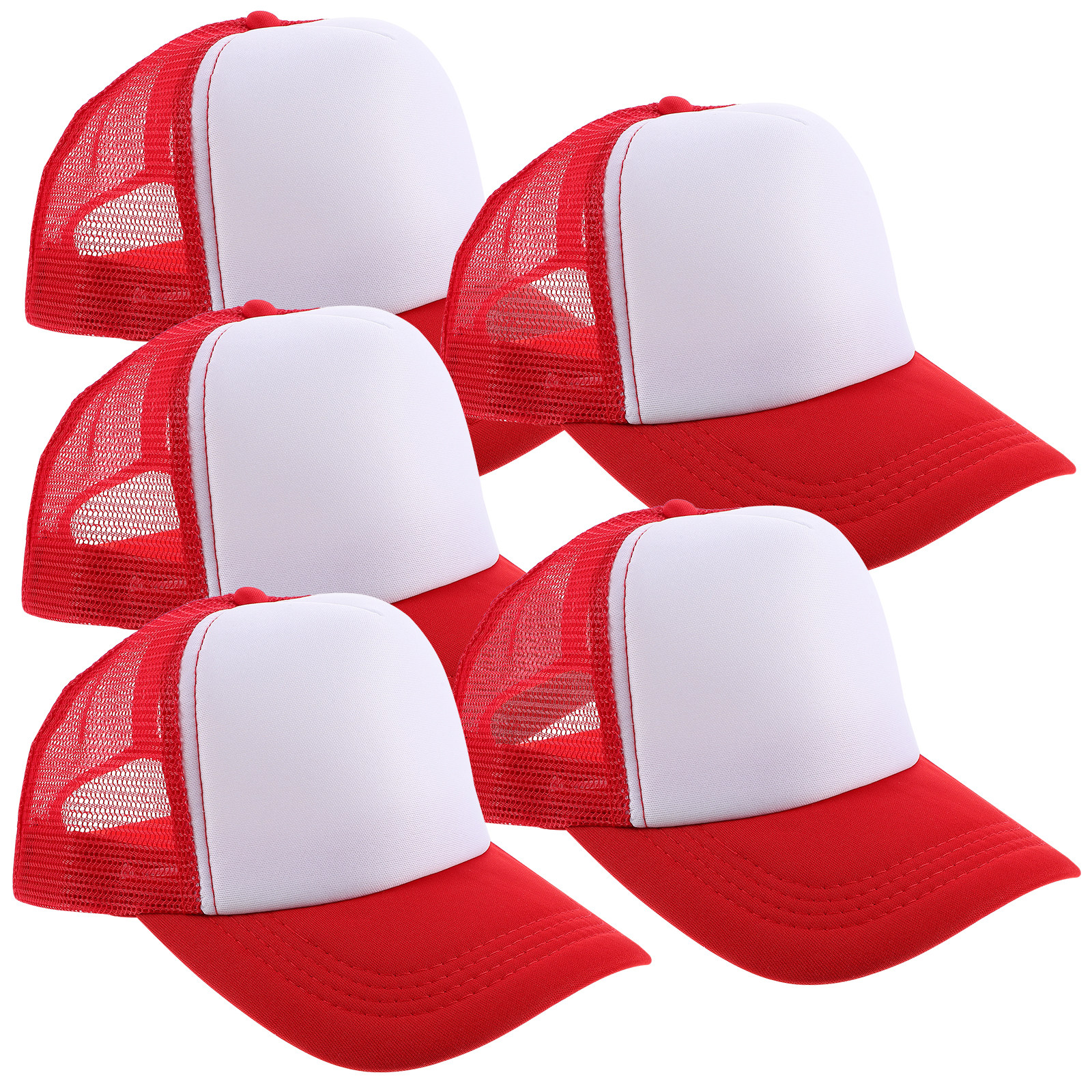 5Pcs DIY Blank Baseball Caps S - Hat Sublimation Blank บทวิจารณ์และราคา