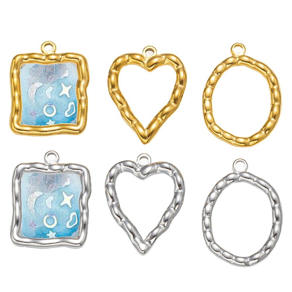 5pcs Stainless Steel Heart Rou - Metal Photo Panel บทวิจารณ์และราคา
