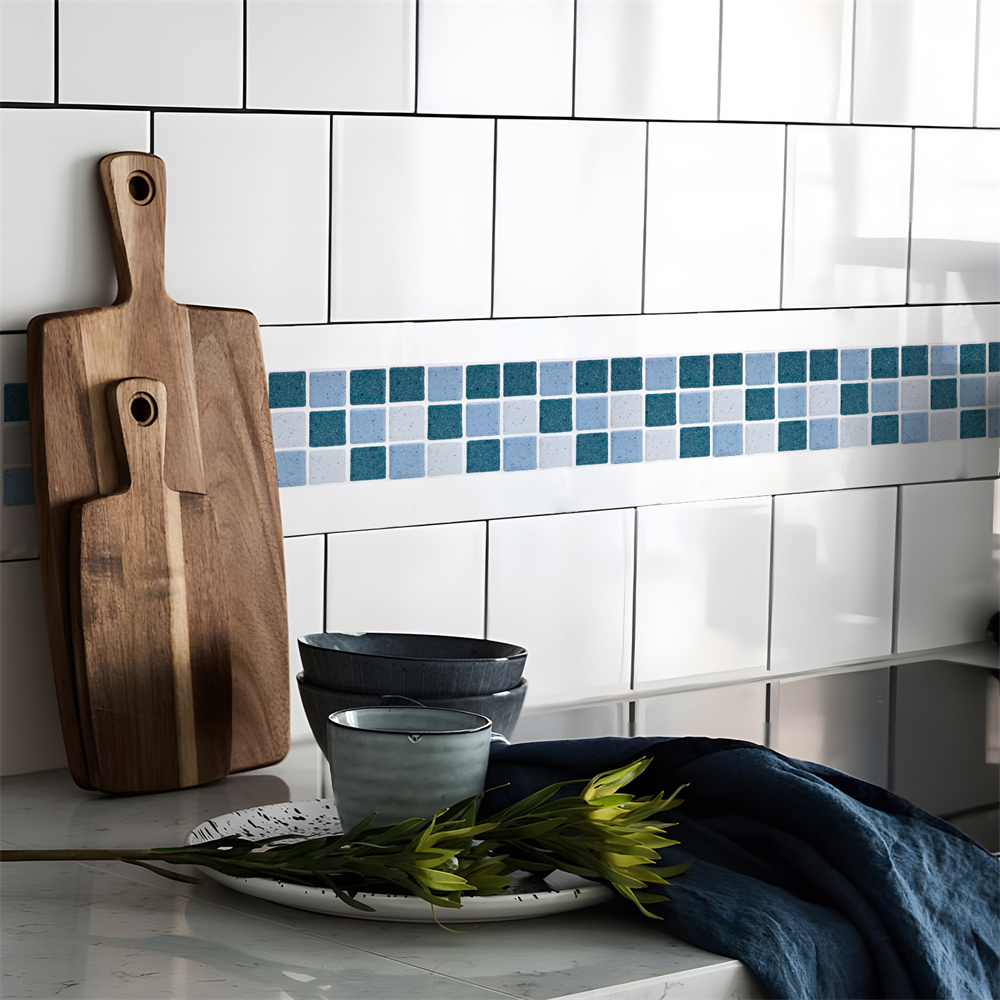 Blue Mosaic Self-Adhesive Base - Ceramic Tile Blank บทวิจารณ์และราคา