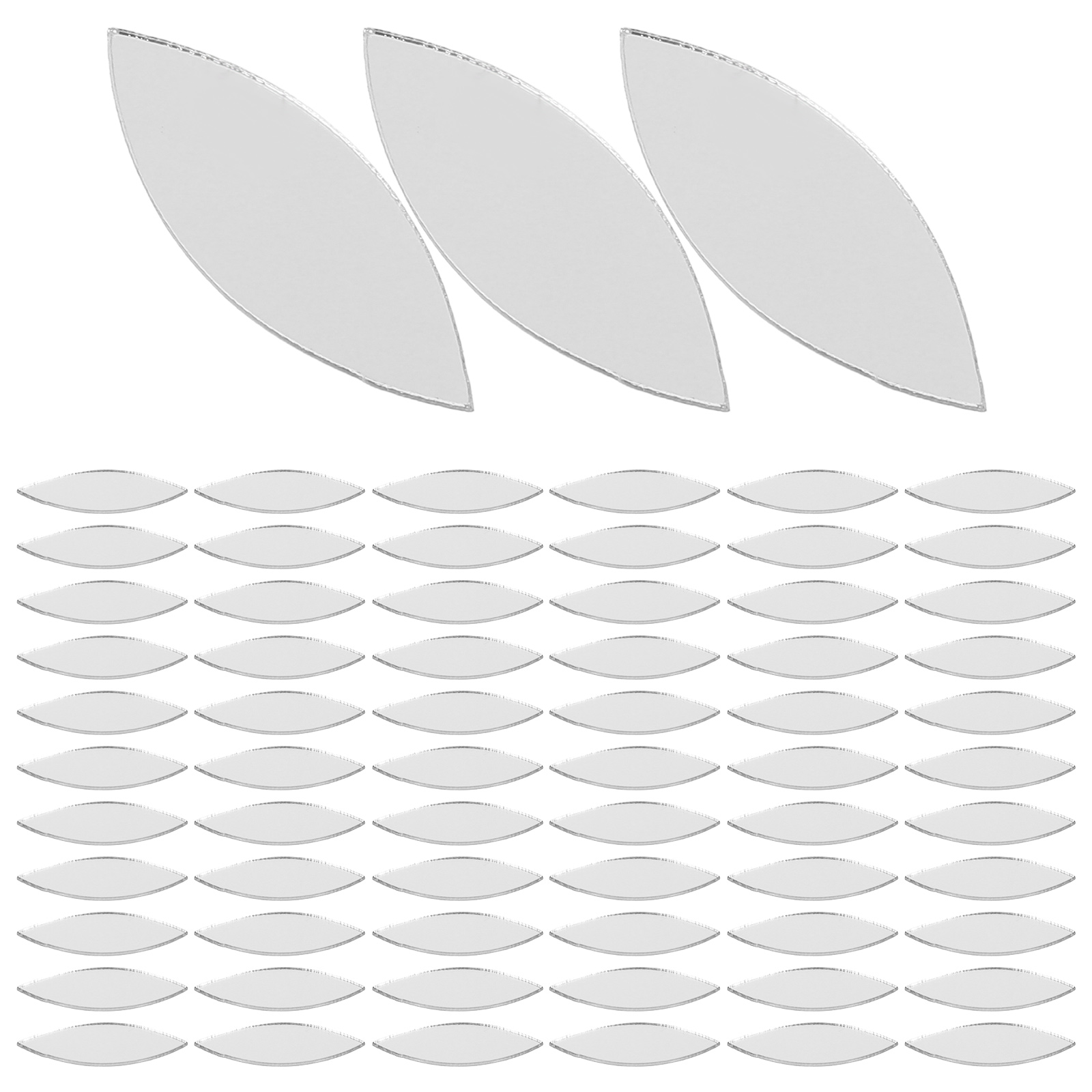 150 PCS Mirror Sticker Small f - Ceramic Tile Blank บทวิจารณ์และราคา