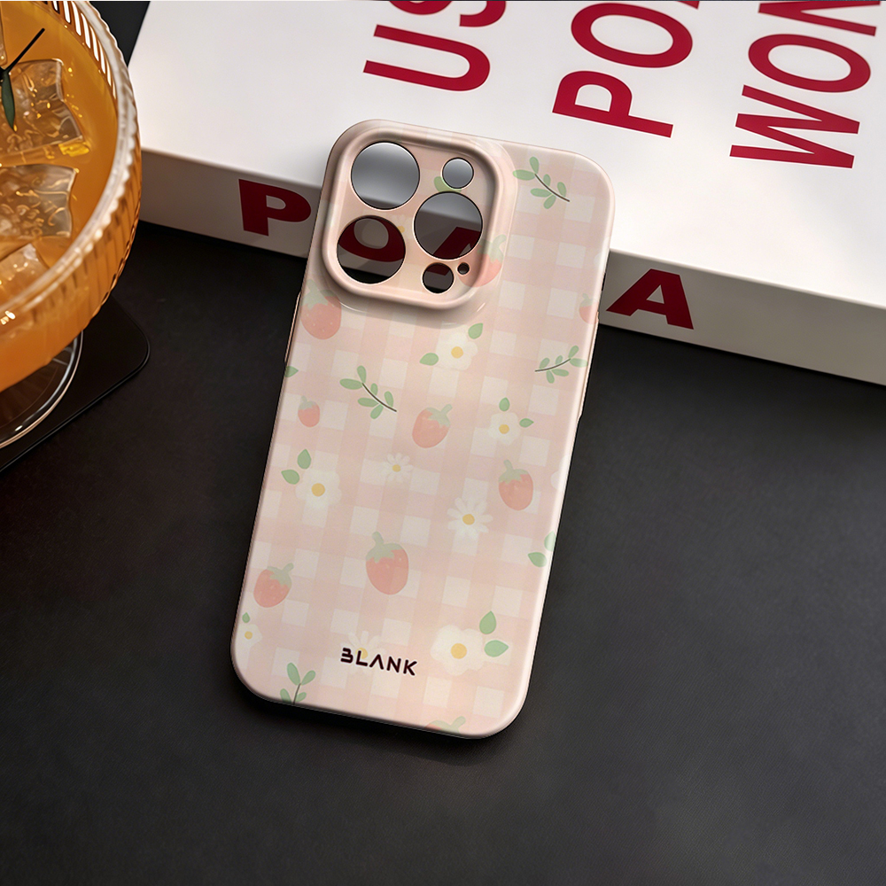 Strawberry Floral Bow Print Fo - Phone Case Blank Print บทวิจารณ์และราคา
