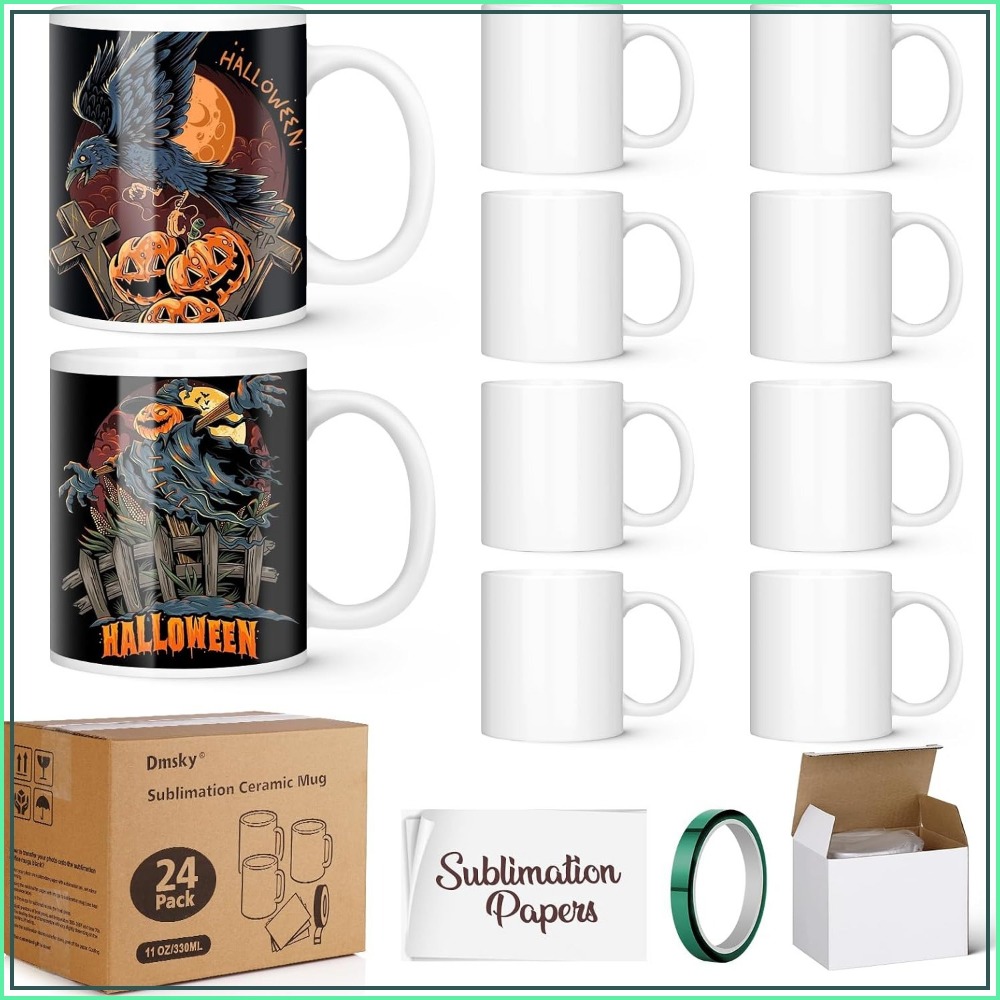 11 oz White Ceramic Sublimatio - Sublimation Mug White บทวิจารณ์และราคา