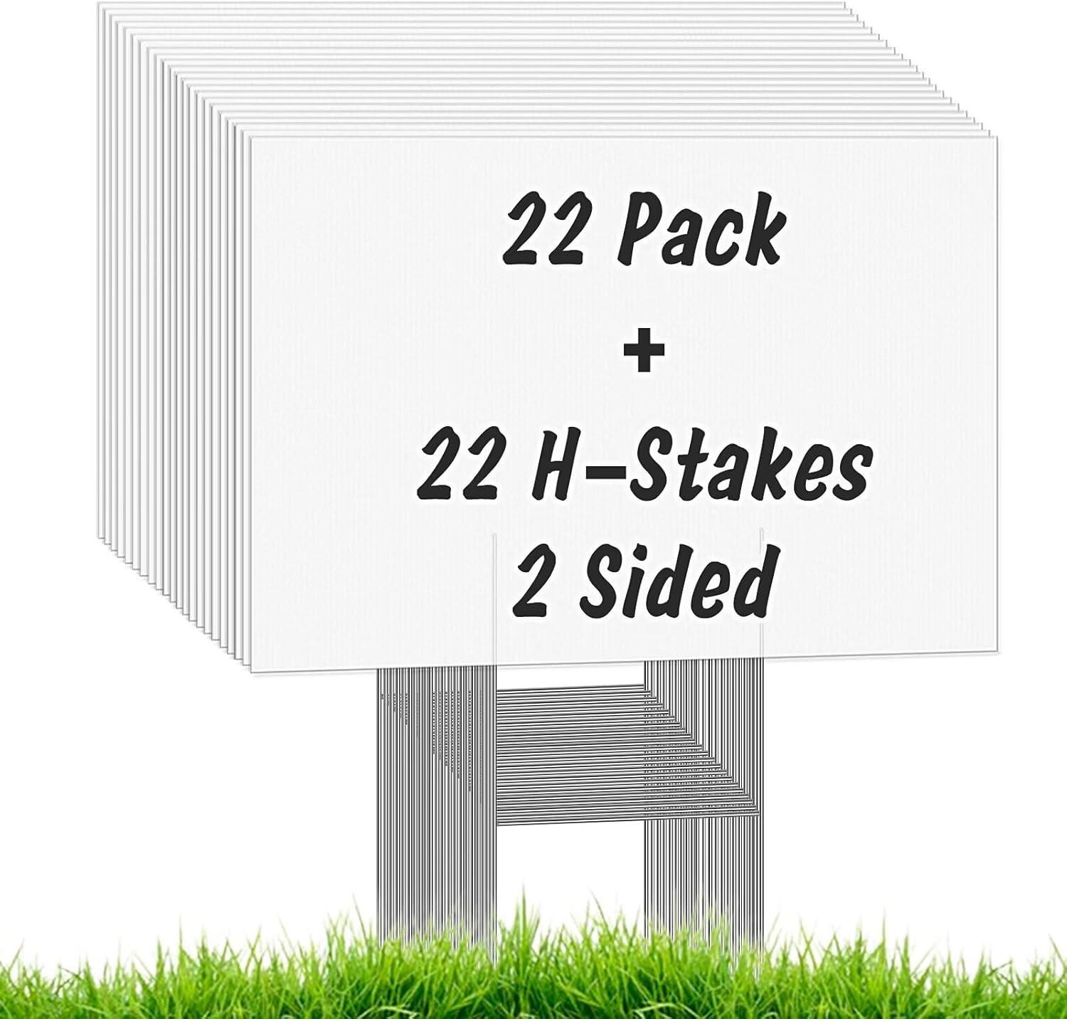 22Pcs Blank Yard Signs with St - Yard Sign Blank บทวิจารณ์และราคา