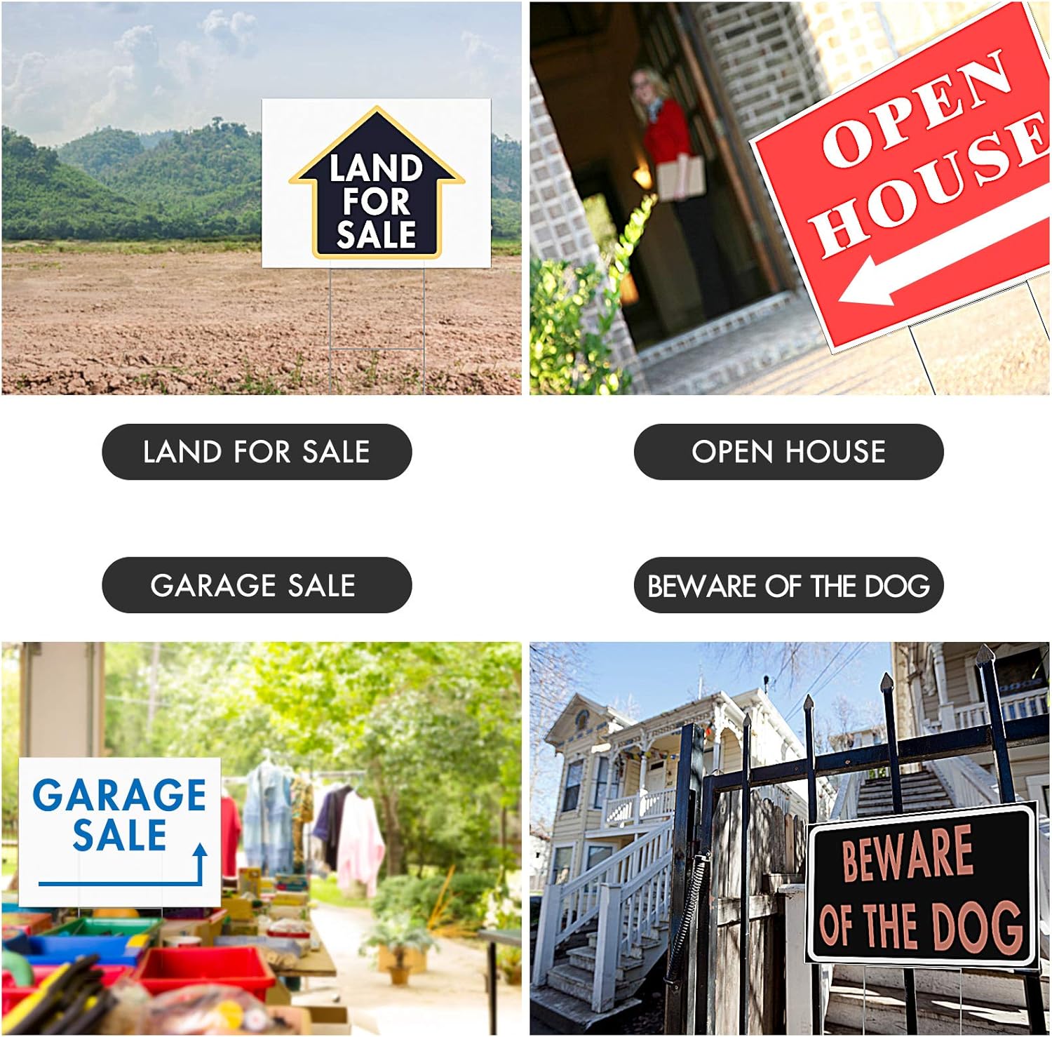 22Pcs Blank Yard Signs with St - Yard Sign Blank บทวิจารณ์และราคา
