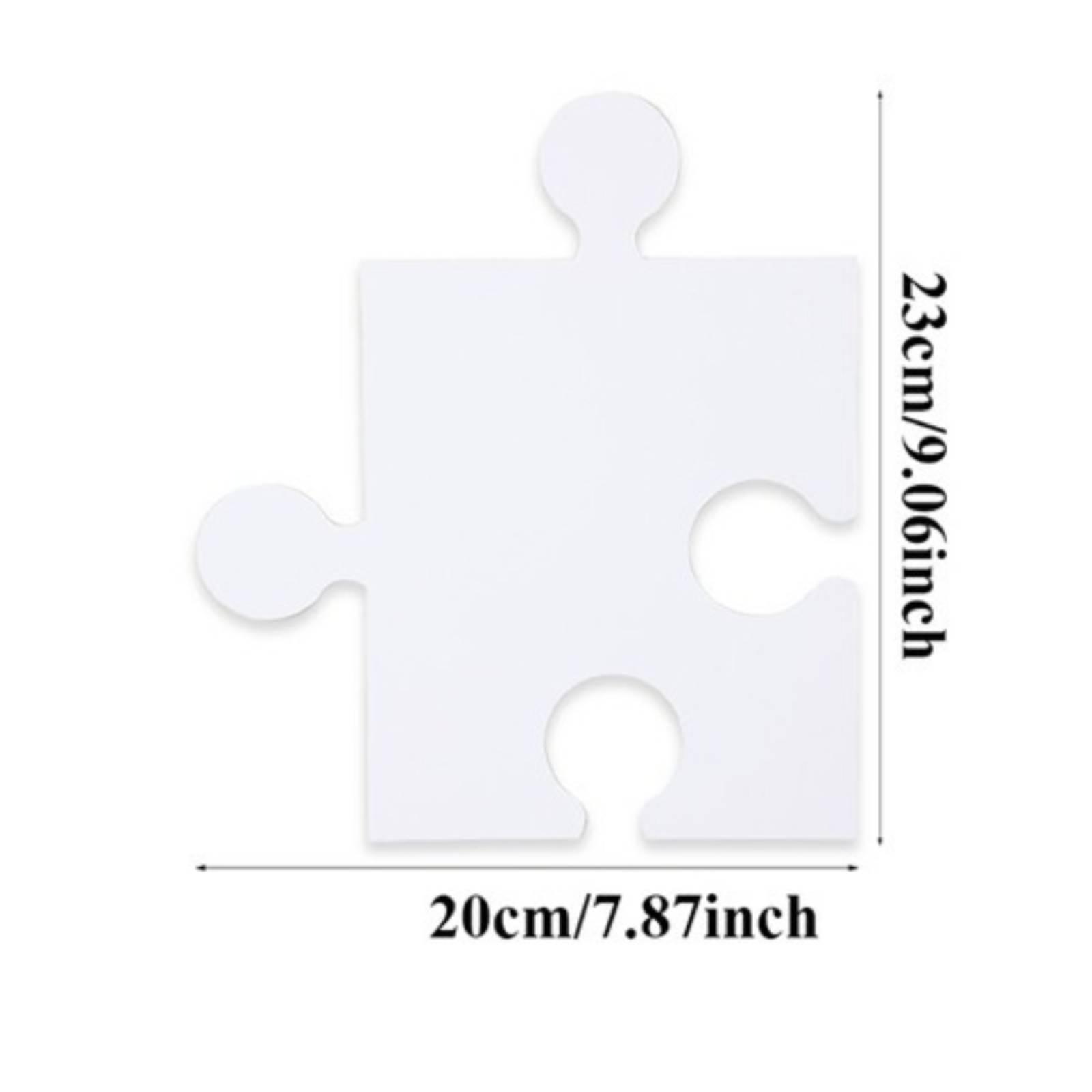 30 Pieces Blank Puzzle Pieces  - Puzzle Blank White บทวิจารณ์และราคา