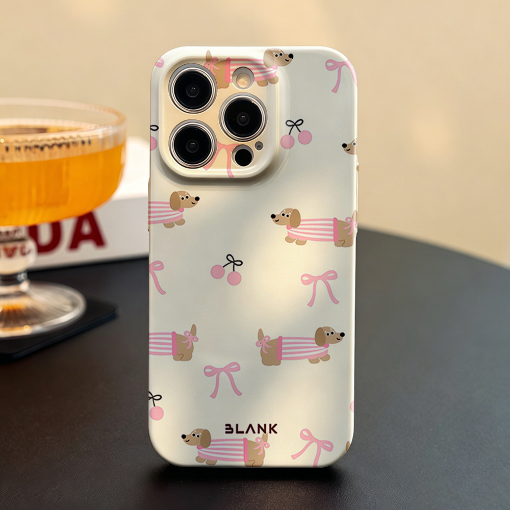 Dachshund Cherry Bow Print For - Phone Case Blank Print บทวิจารณ์และราคา