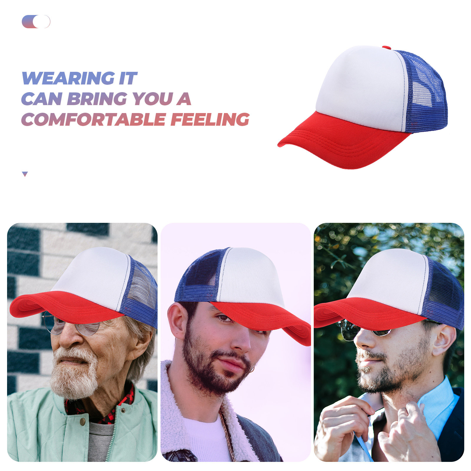 10Pcs Blank Baseball Caps Mesh - Hat Sublimation Blank บทวิจารณ์และราคา