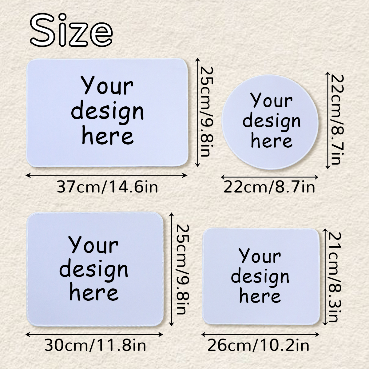 Custom Logo Mouse Pad, Persona - Mouse Pad Blank Sublimation บทวิจารณ์และราคา