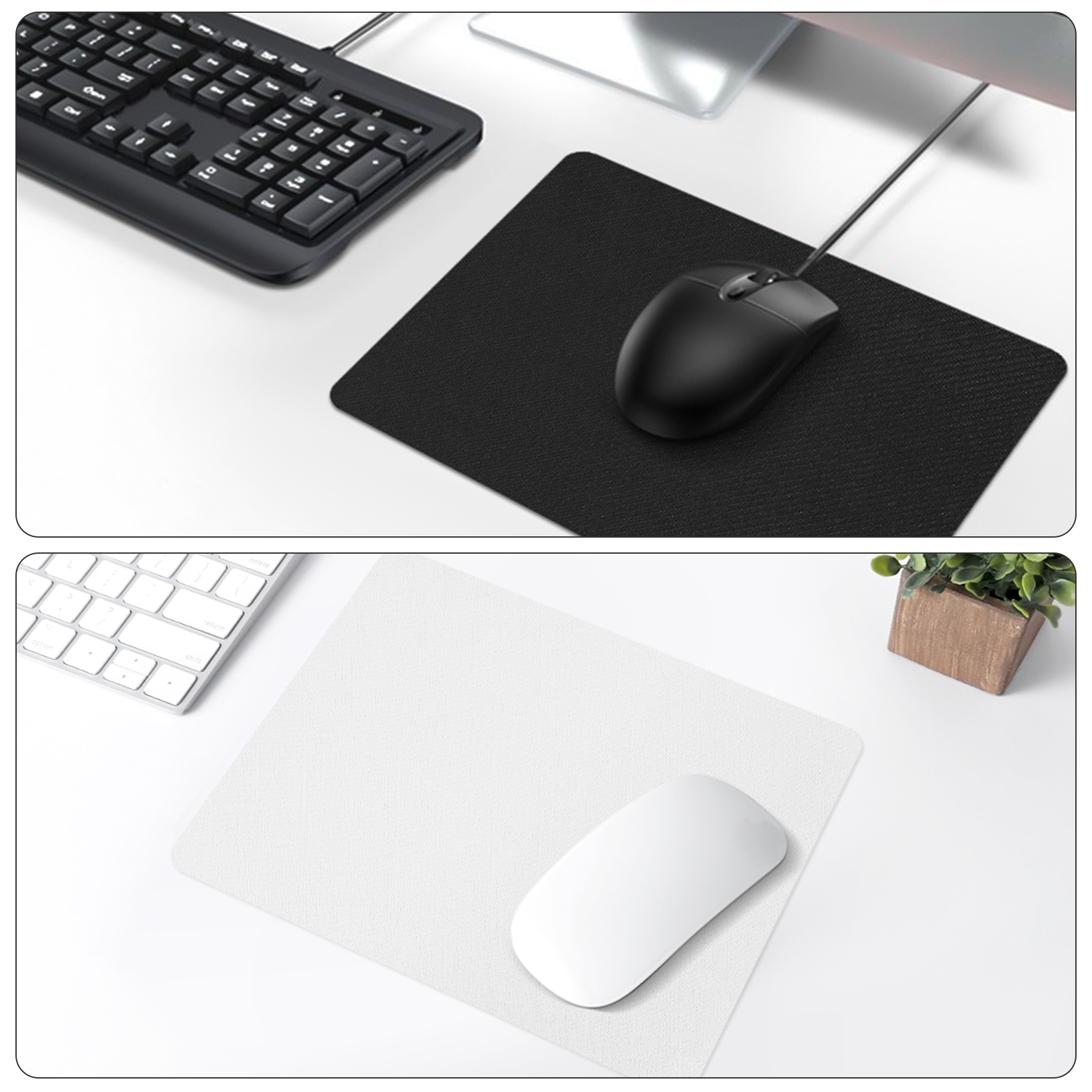 Superior-10Pcs Blank Mouse Pad - Mouse Pad Blank Sublimation บทวิจารณ์และราคา