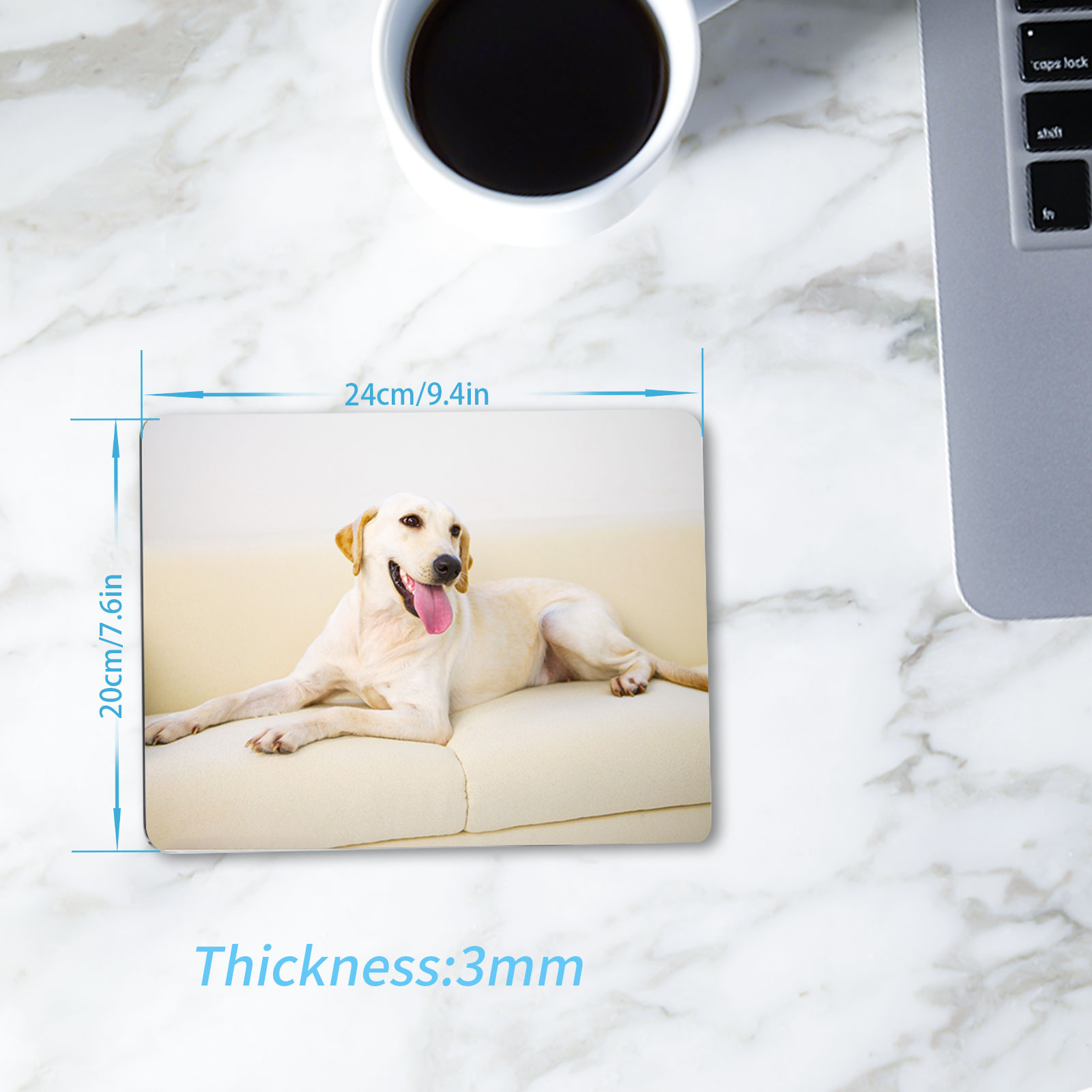 8pcs Sublimation Mouse Pad Bla - Mouse Pad Blank Sublimation บทวิจารณ์และราคา