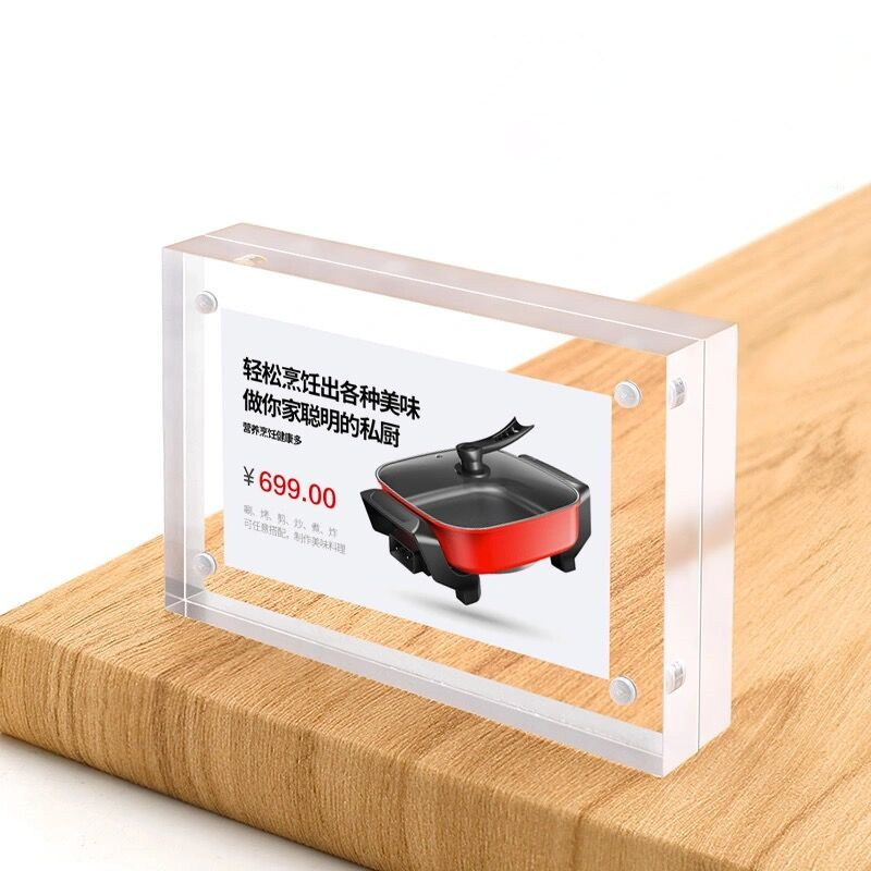 5 PCS 90x55mm Magnetic Acrylic - Photo Acrylic Block บทวิจารณ์และราคา