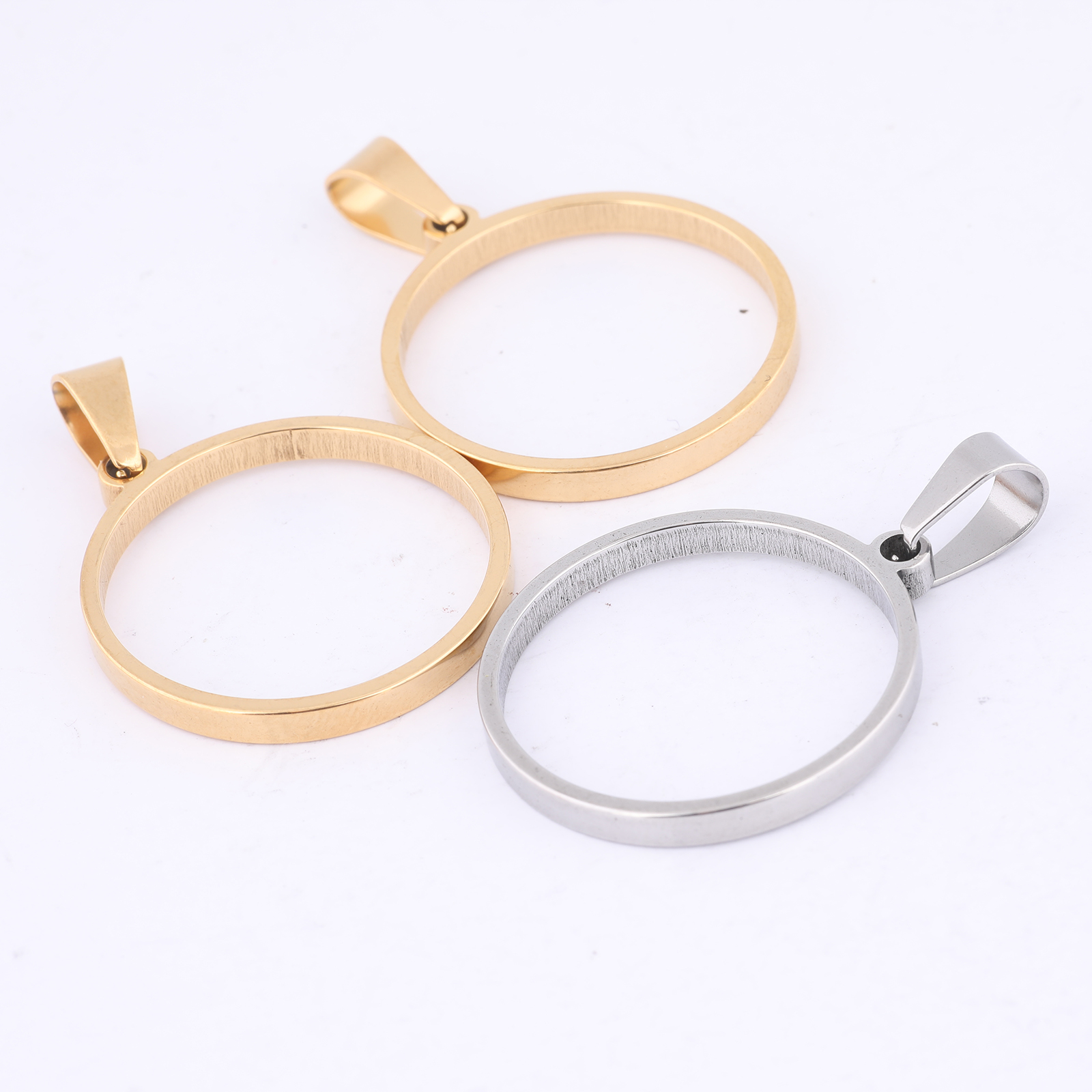 10pcs 25mm Round Open Bezel Ch - Metal Photo Panel บทวิจารณ์และราคา