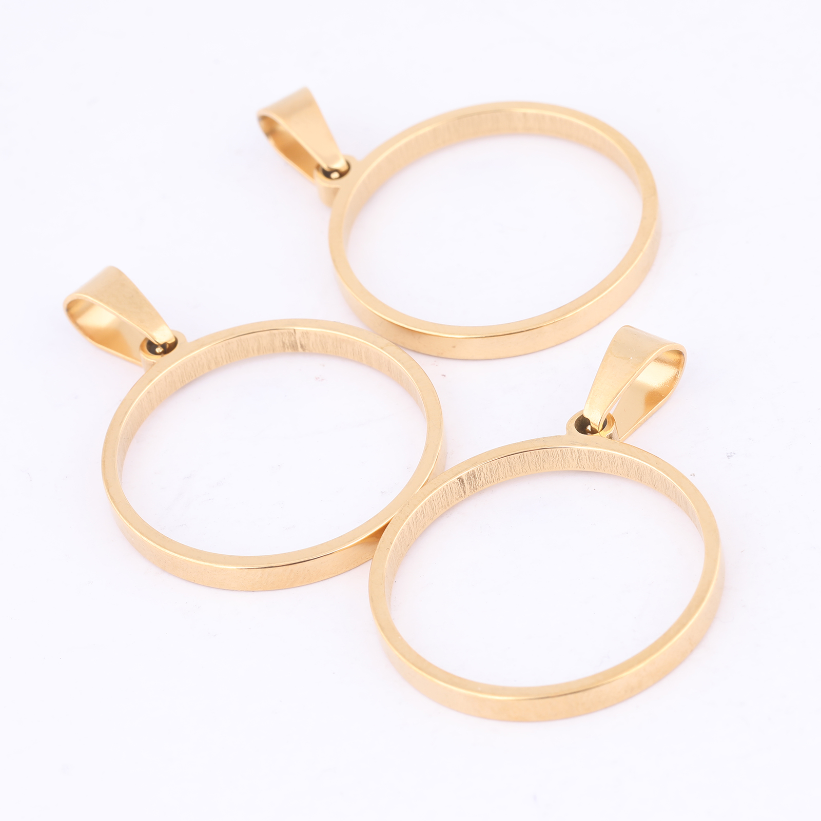10pcs 25mm Round Open Bezel Ch - Metal Photo Panel บทวิจารณ์และราคา