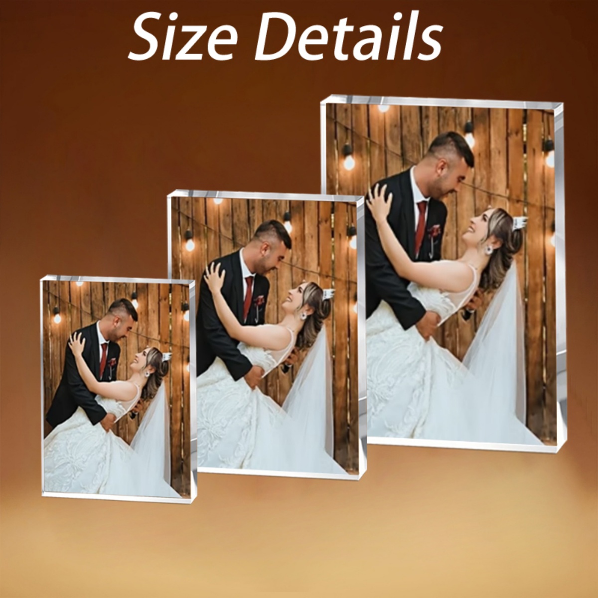 Personalized 2D Flat Acrylic P - Photo Acrylic Block บทวิจารณ์และราคา