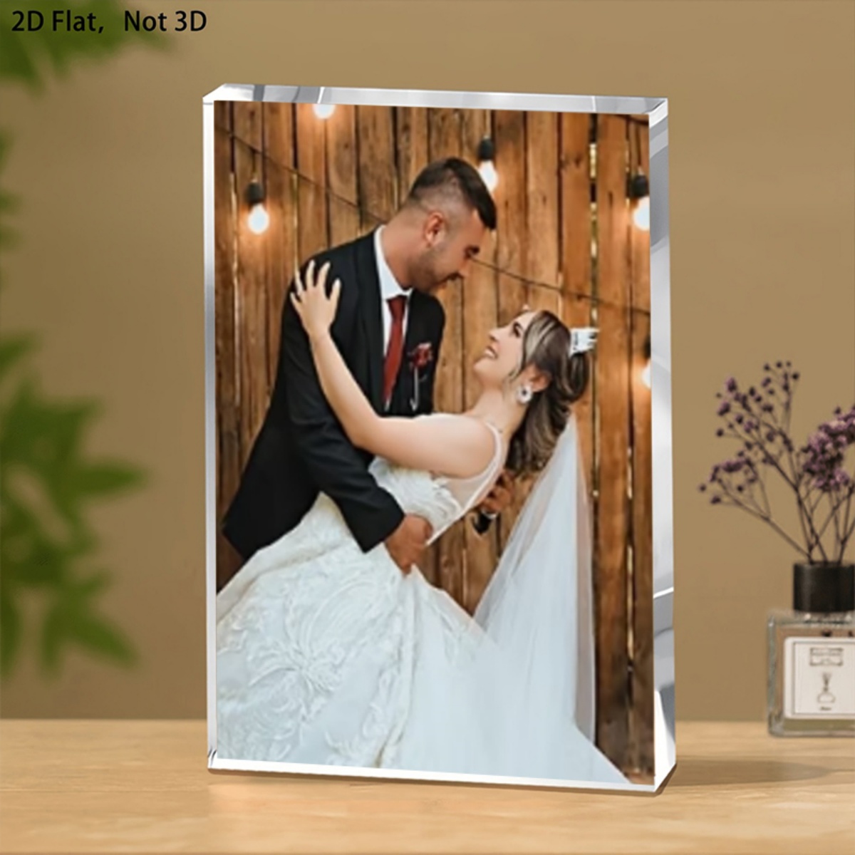 Personalized 2D Flat Acrylic P - Photo Acrylic Block บทวิจารณ์และราคา
