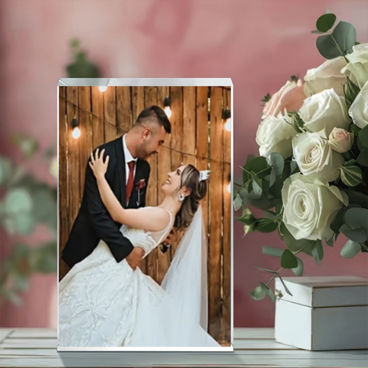 Personalized 2D Flat Acrylic P - Photo Acrylic Block บทวิจารณ์และราคา
