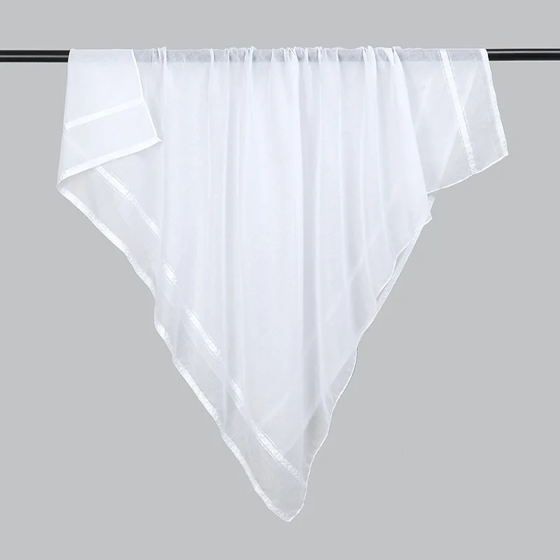 Islam White Square Scarf Men S - Bandana Blank White บทวิจารณ์และราคา