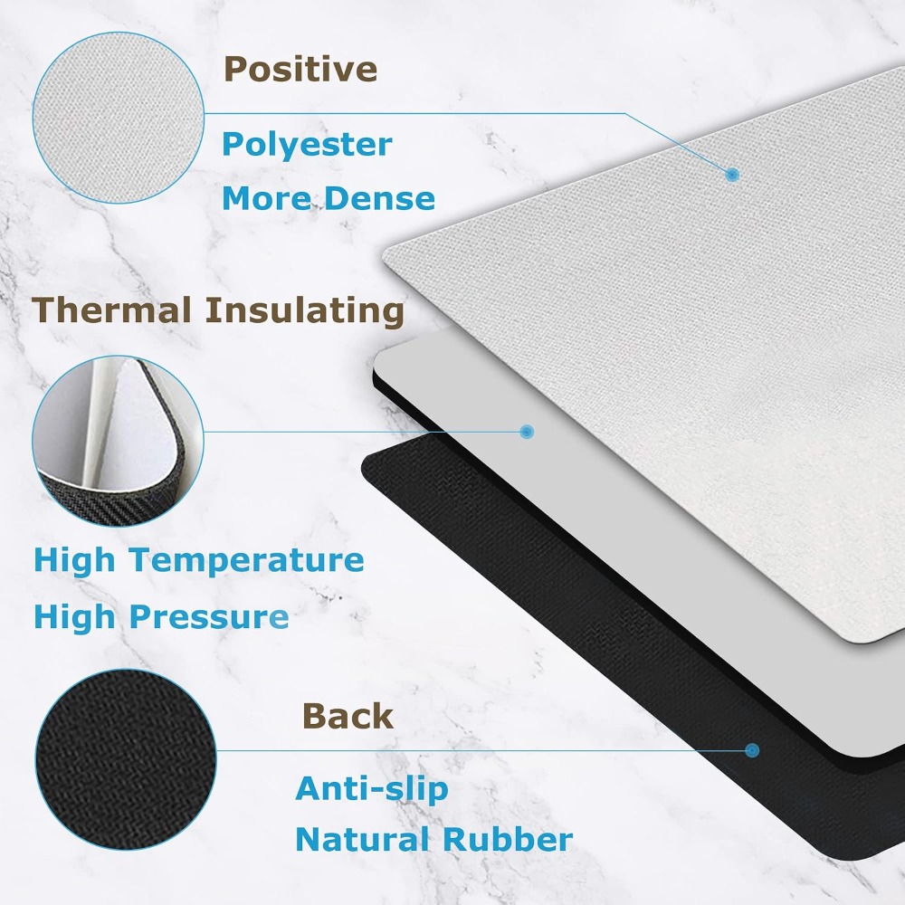 10pcs Sublimation Mouse Pad Bl - Mouse Pad Blank Sublimation บทวิจารณ์และราคา