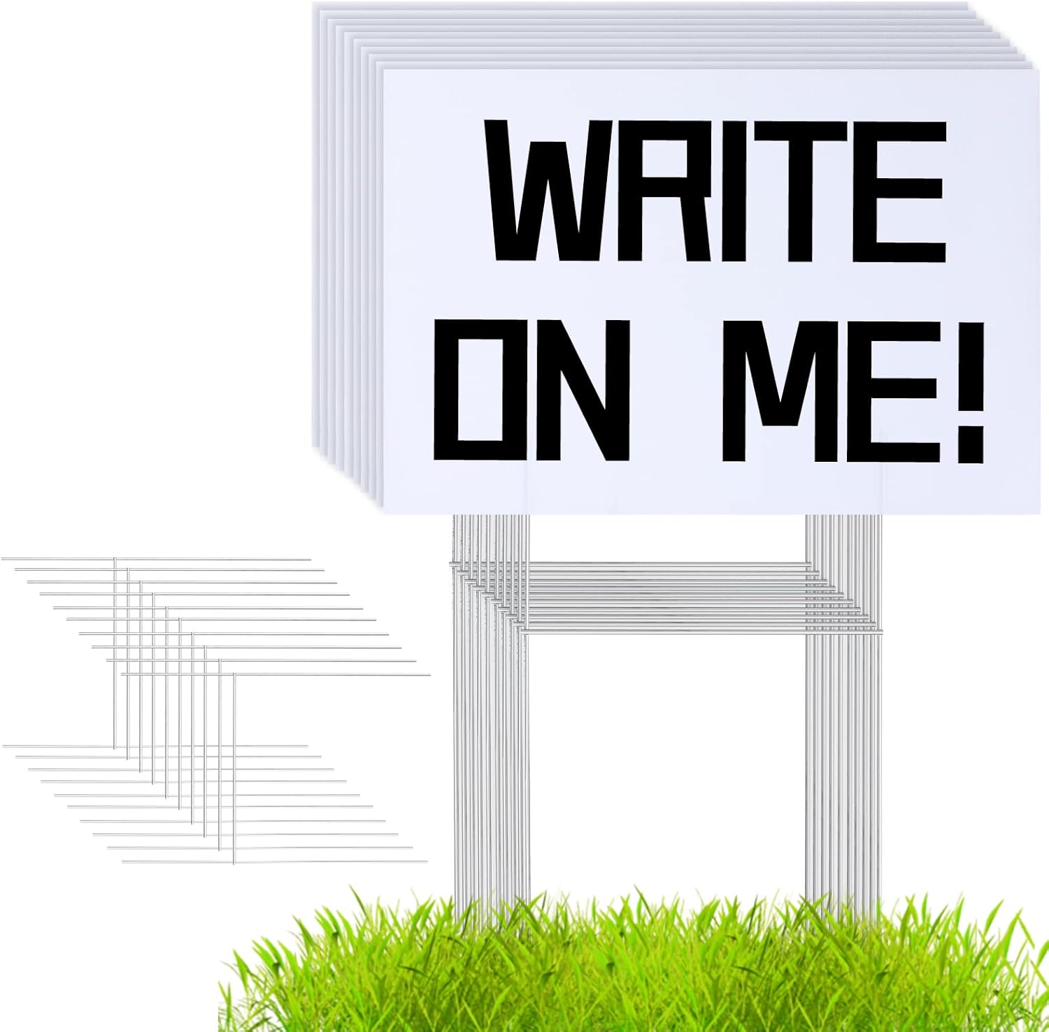 18x12 Inch Blank Yard Signs wi - Yard Sign Blank บทวิจารณ์และราคา