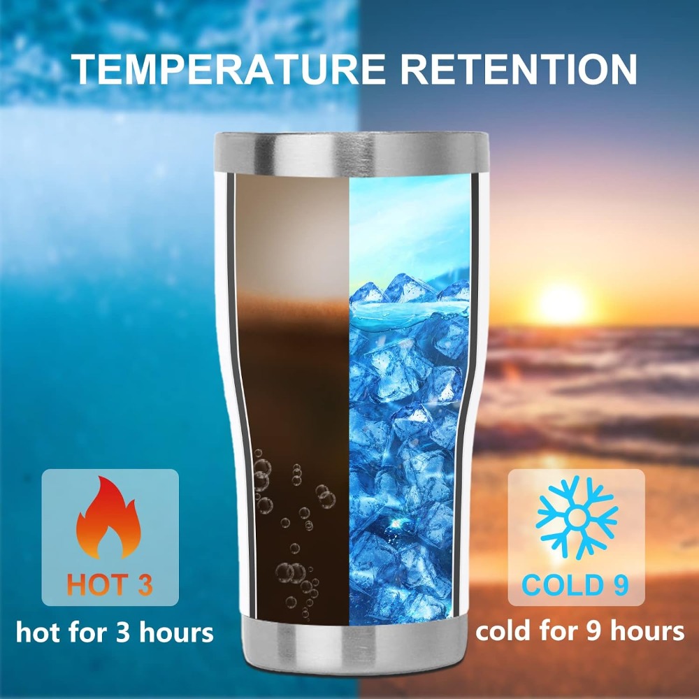 20oz Stainless Steel Tumbler w - Tumbler 20Oz White บทวิจารณ์และราคา
