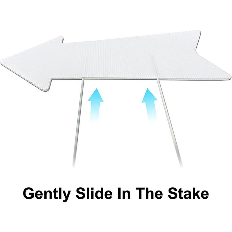 Blank Arrow Signs with Stakes  - Yard Sign Blank บทวิจารณ์และราคา