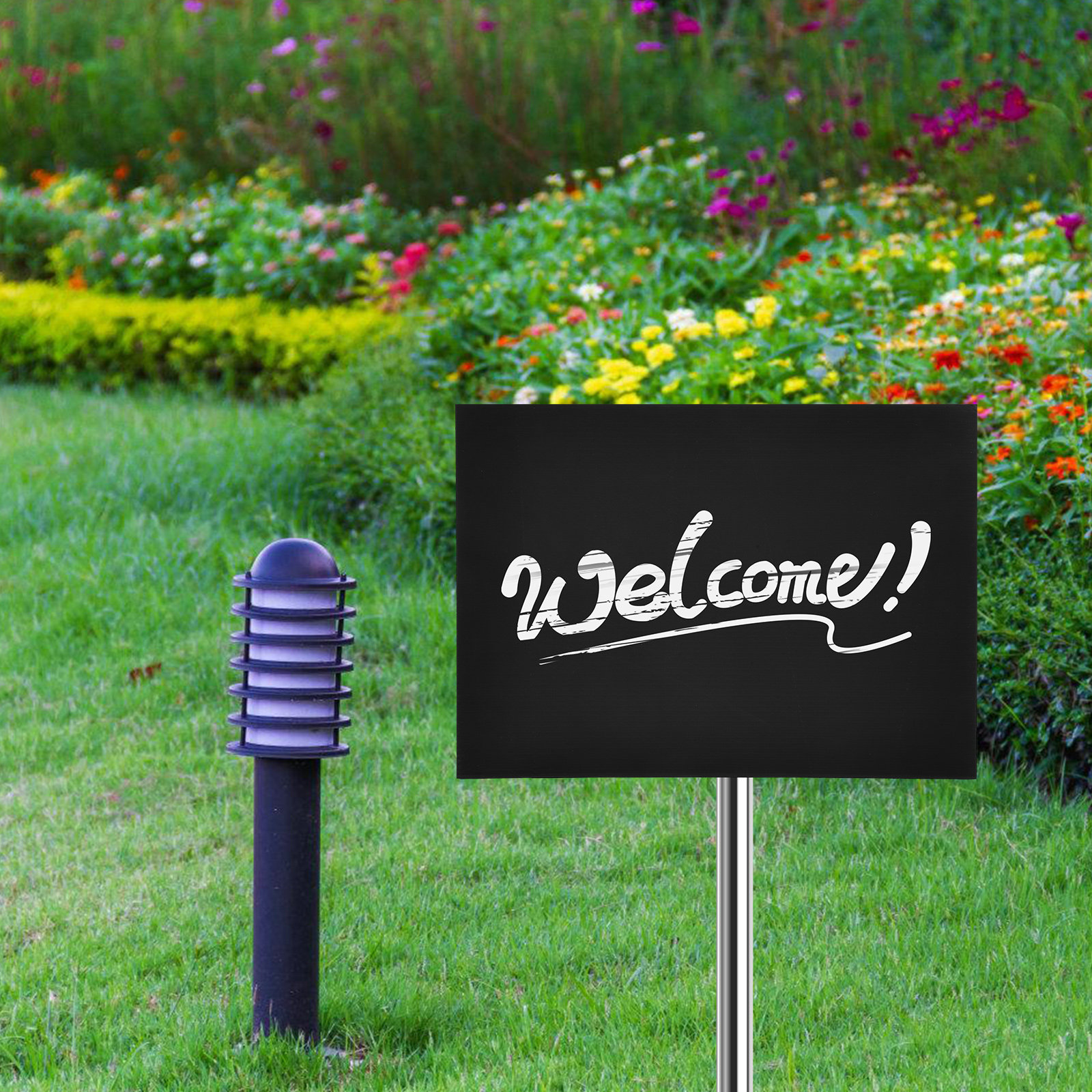 2Pcs Professional Black Blank  - Yard Sign Blank บทวิจารณ์และราคา