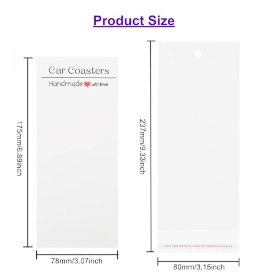 Sets Car Coaster Packaging for - Coaster Sublimation Blank บทวิจารณ์และราคา
