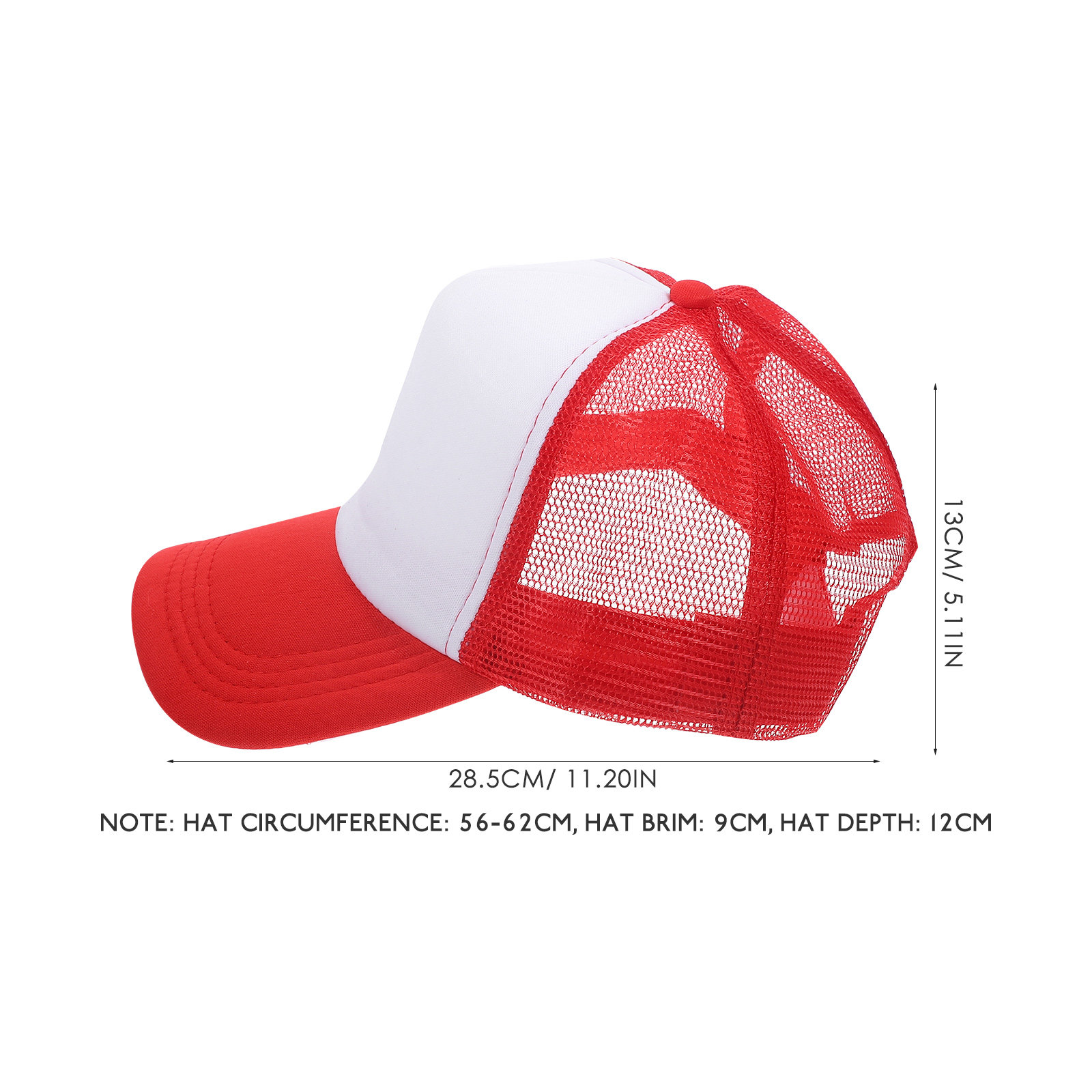 10Pcs Blank Mesh Baseball Hats - Hat Sublimation Blank บทวิจารณ์และราคา