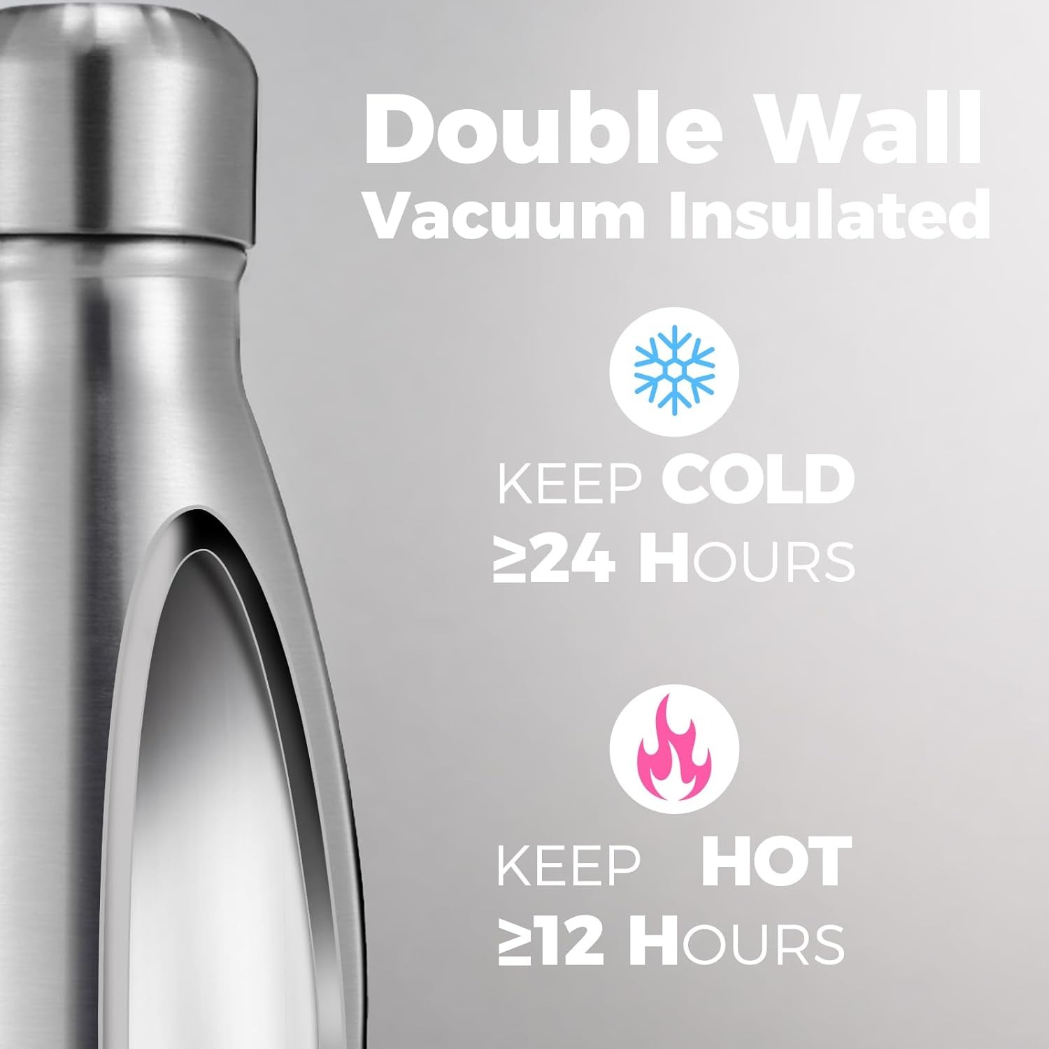 Outdoor Sport Double Wall Stai - Water Bottle Blank บทวิจารณ์และราคา