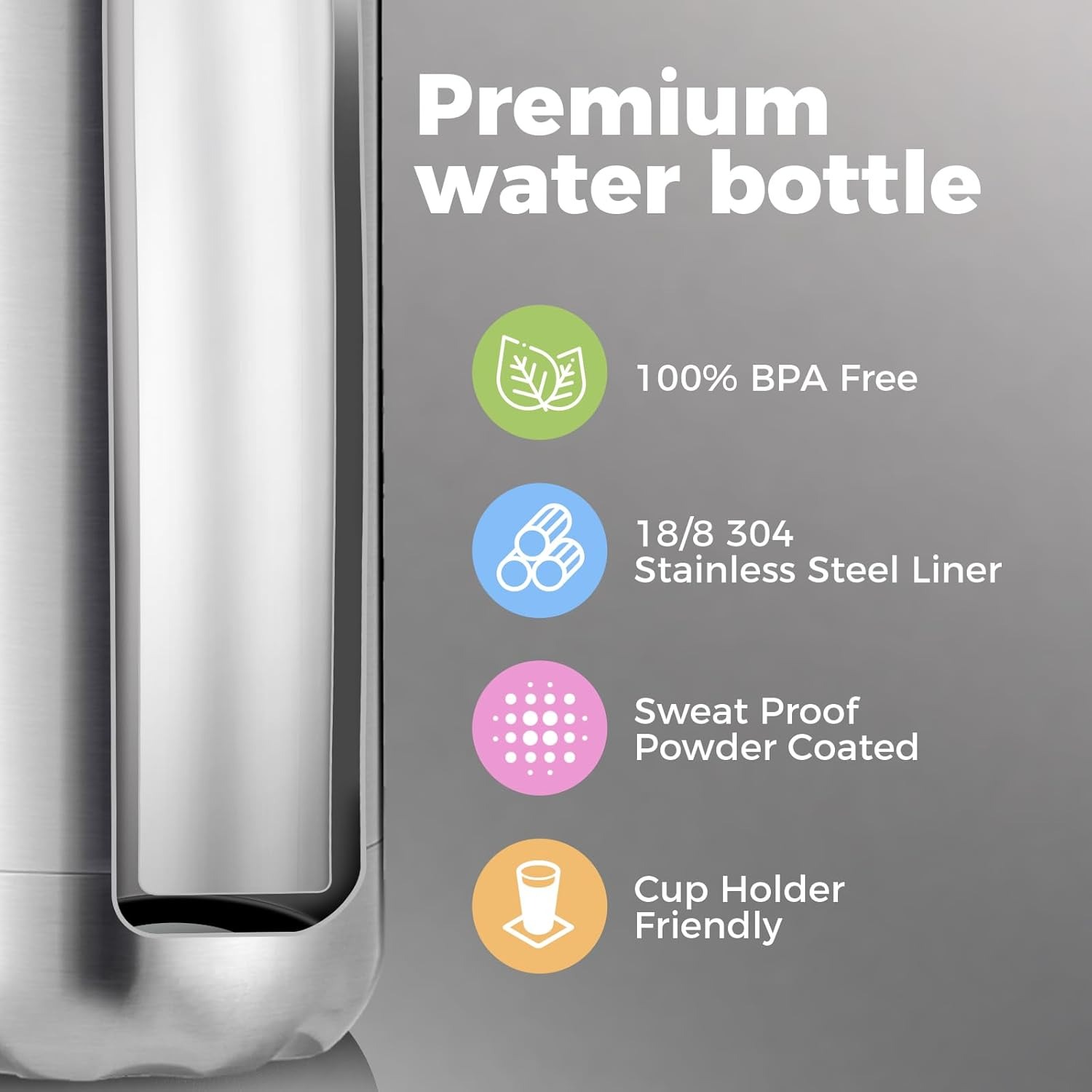 Outdoor Sport Double Wall Stai - Water Bottle Blank บทวิจารณ์และราคา