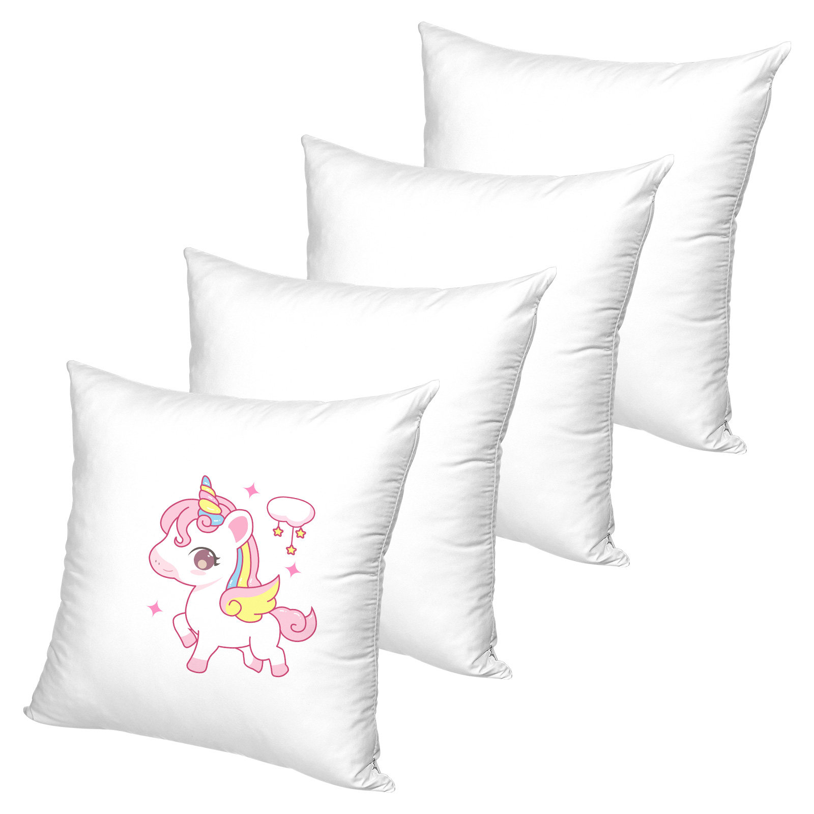 4Pcs Sublimation Pillow Cover  - Pillow Cover Sublimation บทวิจารณ์และราคา