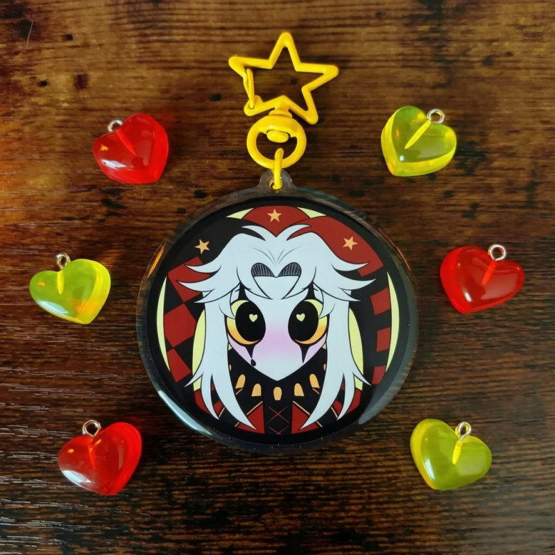 Cute Pierrot Clown Anime Merch - Button Badge Blank บทวิจารณ์และราคา