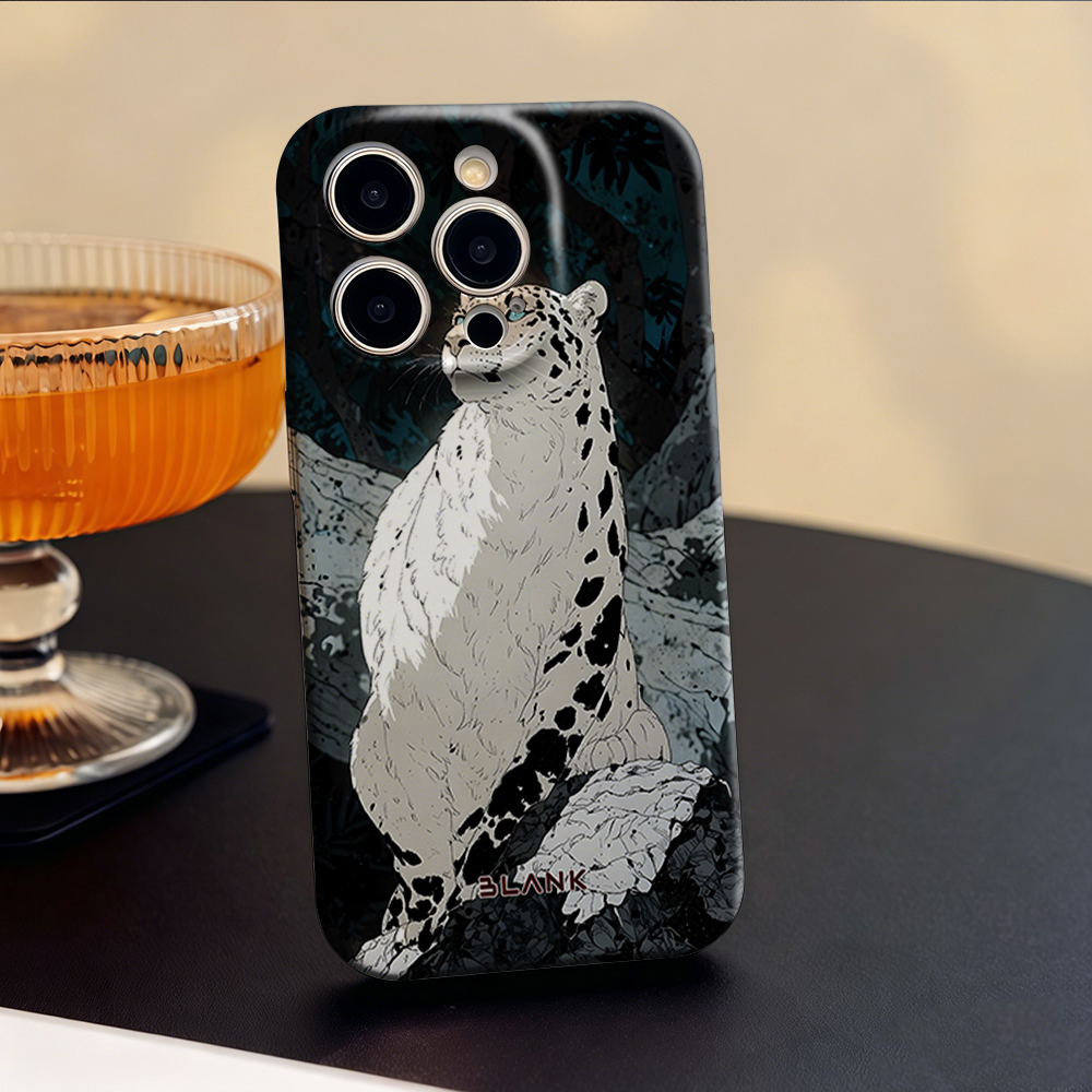 Snow Leopard Fur Print For Sam - Phone Case Blank Print บทวิจารณ์และราคา