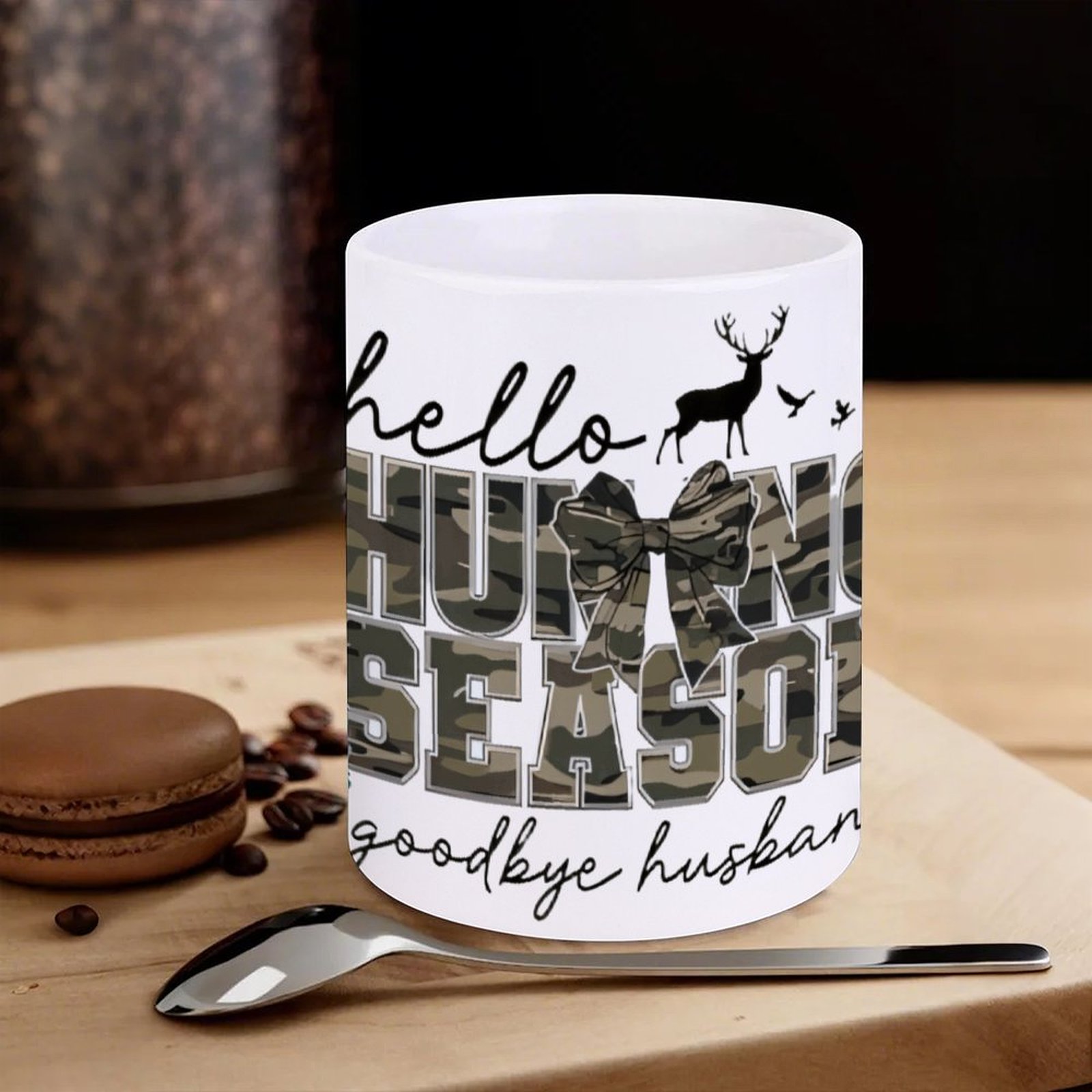 Hello Hunting Season Goodbye H - Sublimation Mug White บทวิจารณ์และราคา