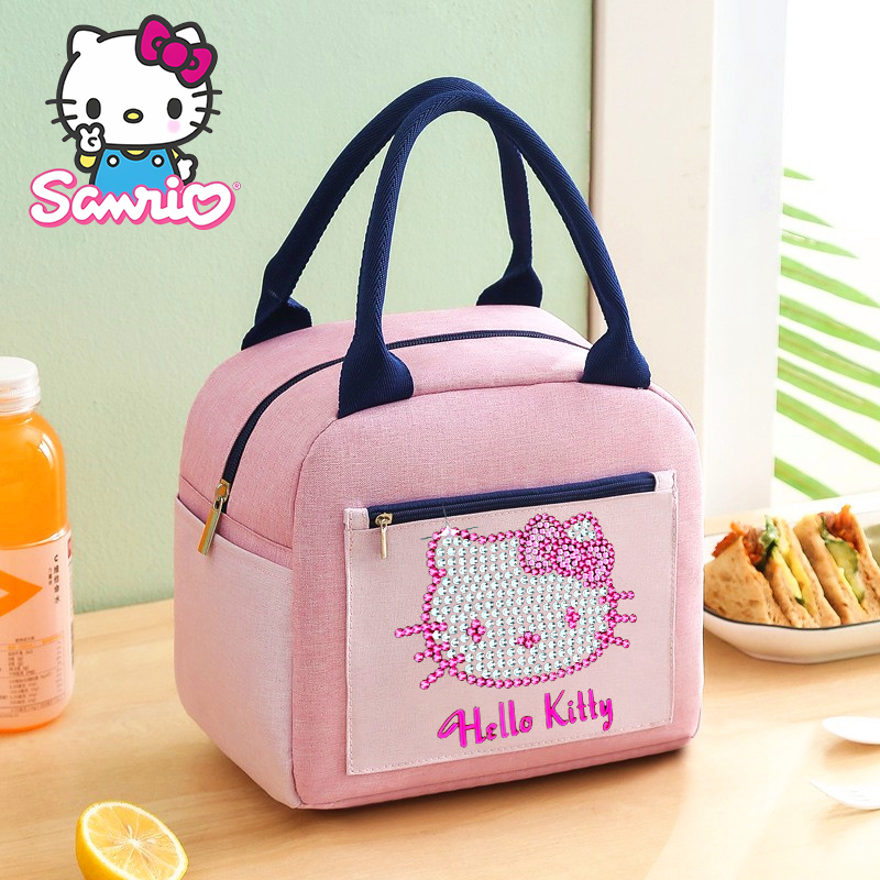 Hello Kitty Lunch Bag Children - Tote Bag Sublimation บทวิจารณ์และราคา